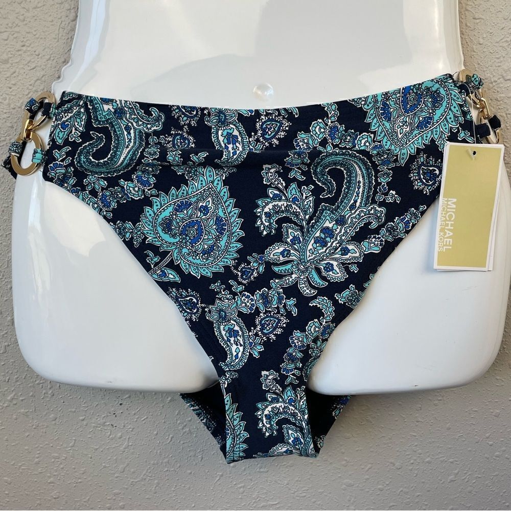NWT MICHAEL Michael Kors Bikini Bottoms Size L